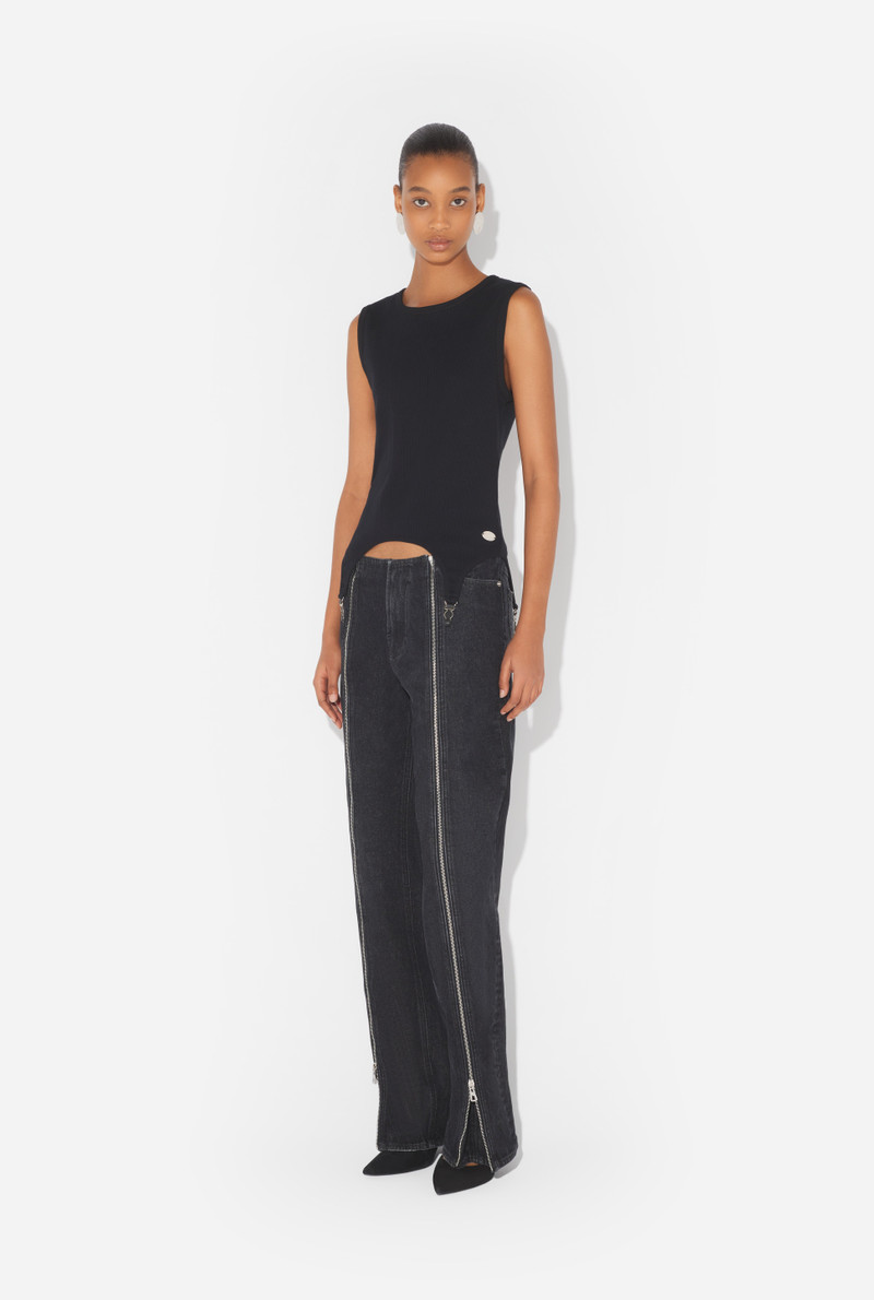 Jean Paul Gaultier THE BLACK GARTER TANK TOP outlook