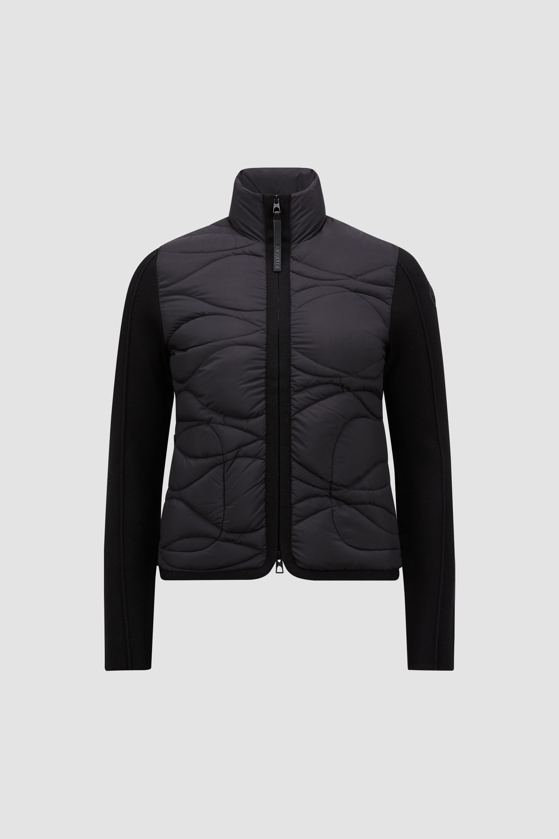Padded Wool Cardigan - 1