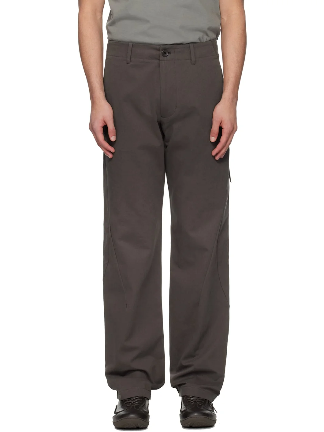 Brown Archive Stream Trousers - 1