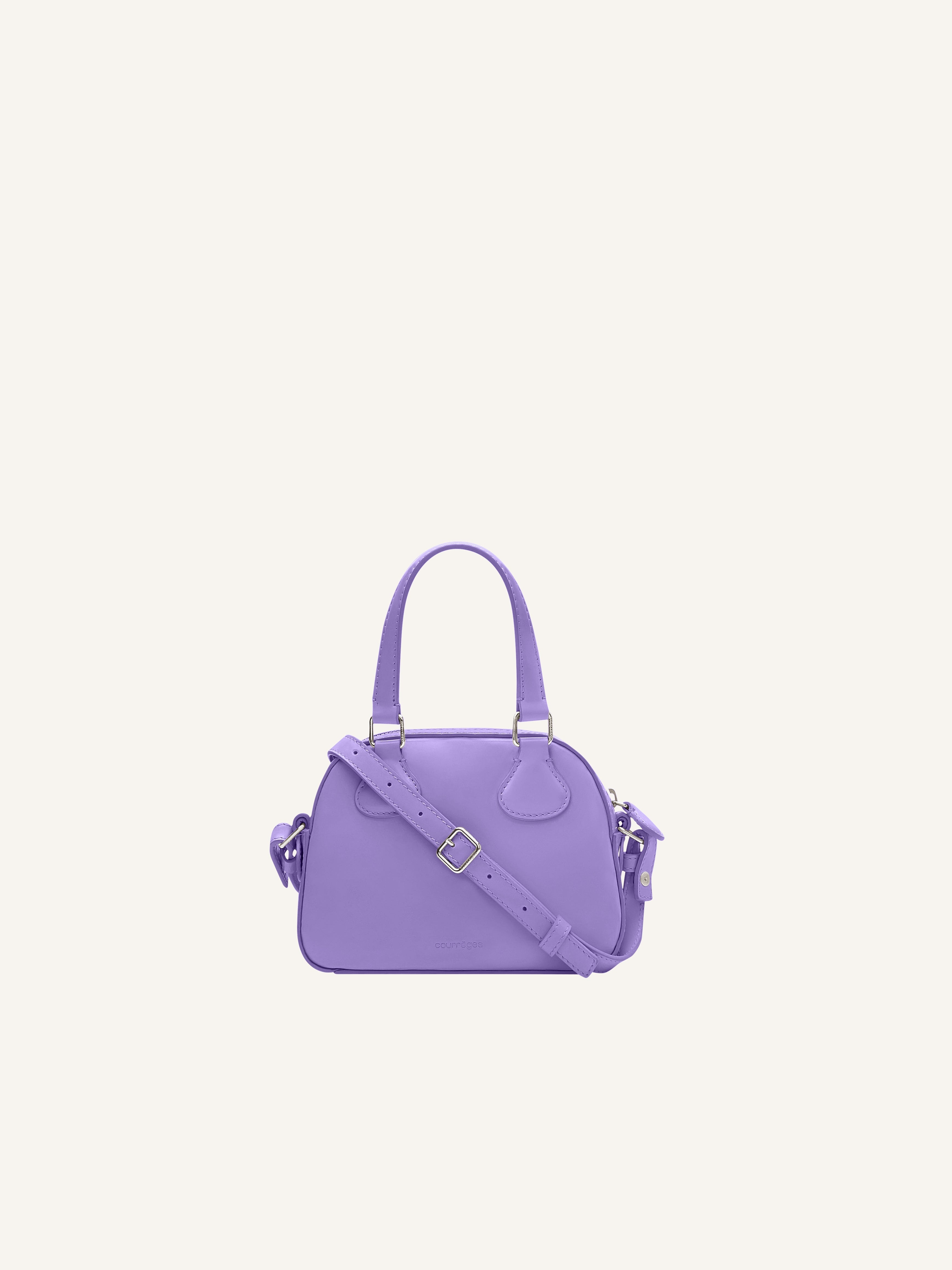 AC STUD MINI LEATHER BOWLING BAG - 3