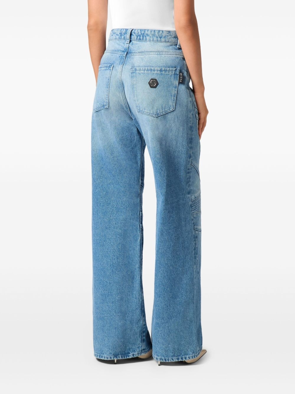 wide-leg jeans - 4