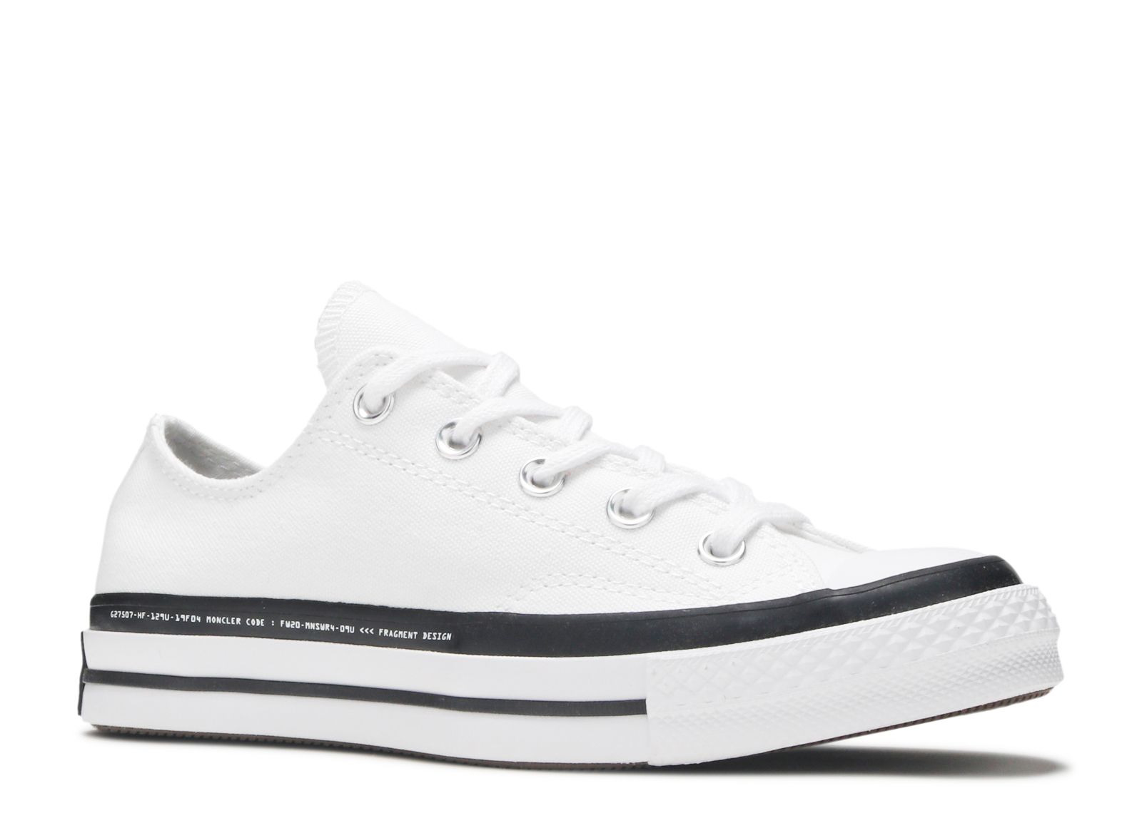 FRAGMENT DESIGN X MONCLER X CHUCK 70 LOW 'WHITE' - 2