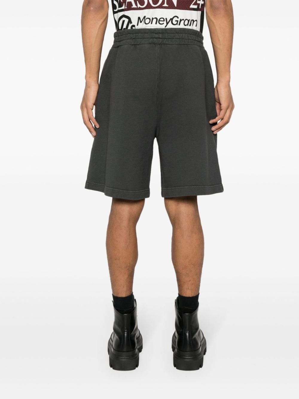 Palm Tree-print track shorts - 4