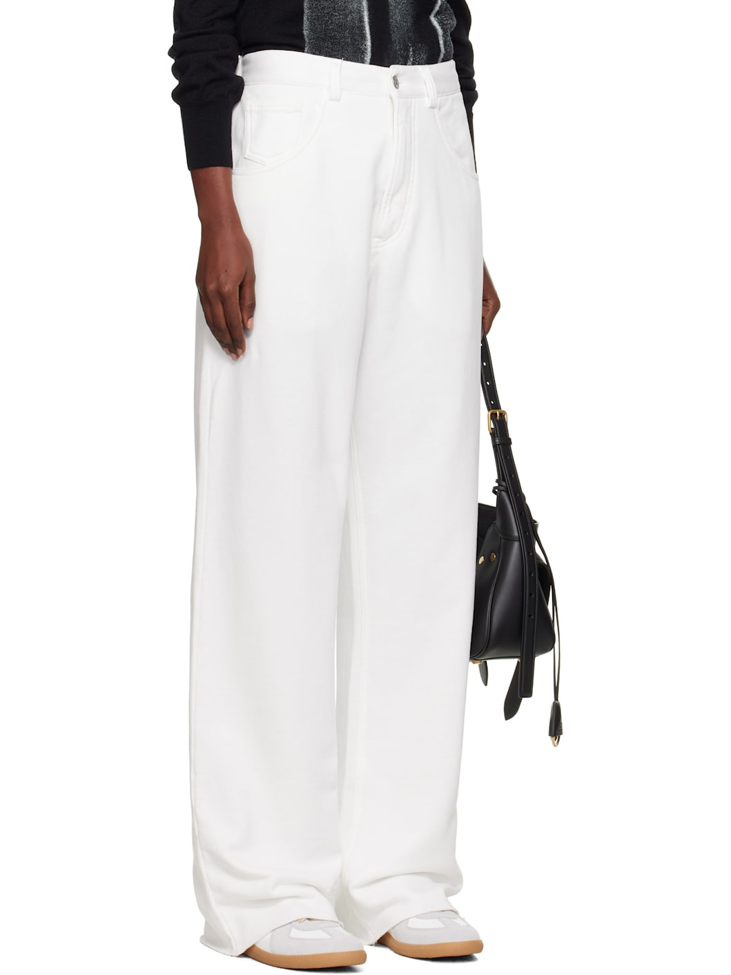 Off-White Brushed Sweat Jersey Trousers - 2