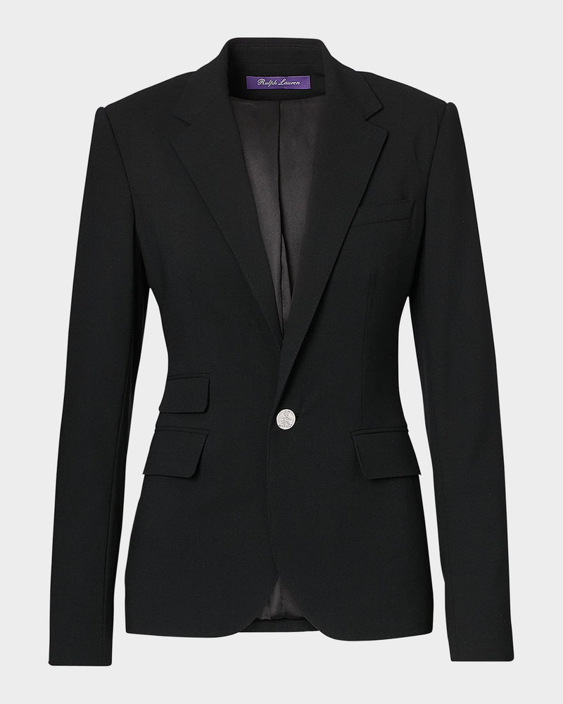 Parker Wool Crepe Jacket 1