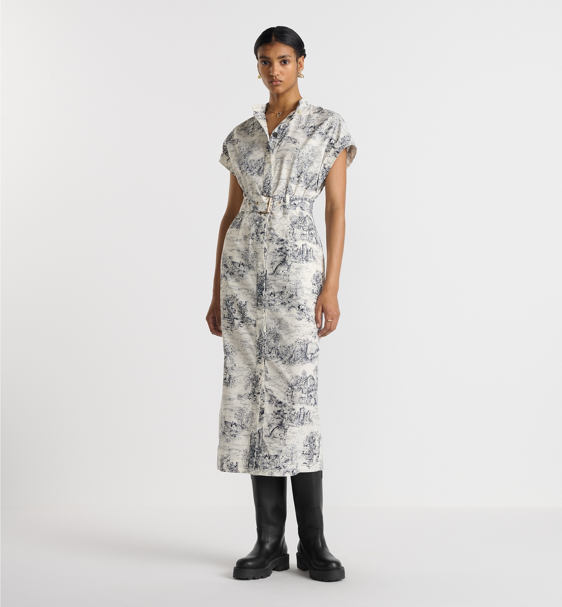 Mid-Length Shirtdress - 1