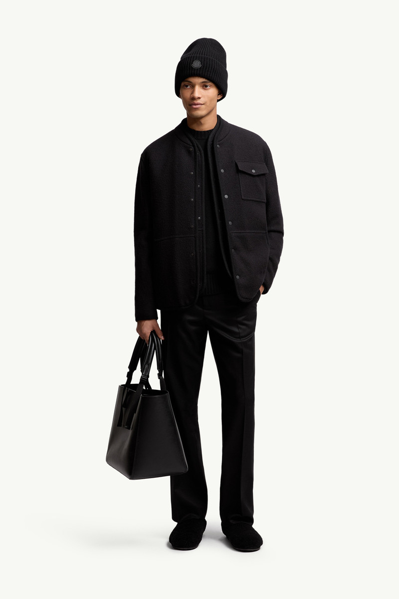 Moncler Wool Flannel Tailored Pants outlook