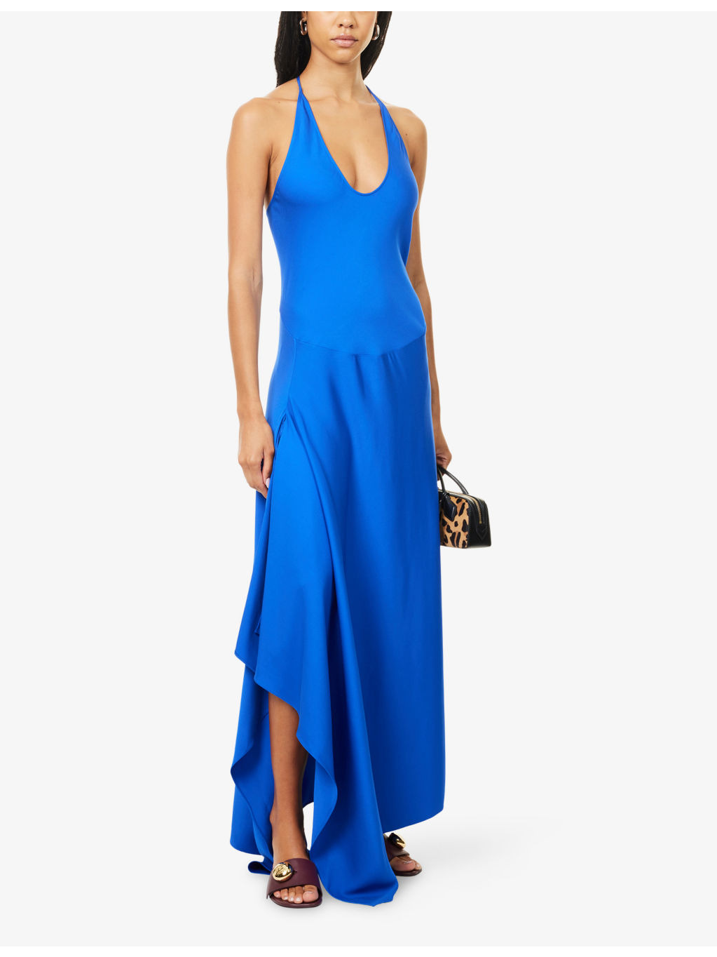 Floating Split Jersey Maxi Dress - 2