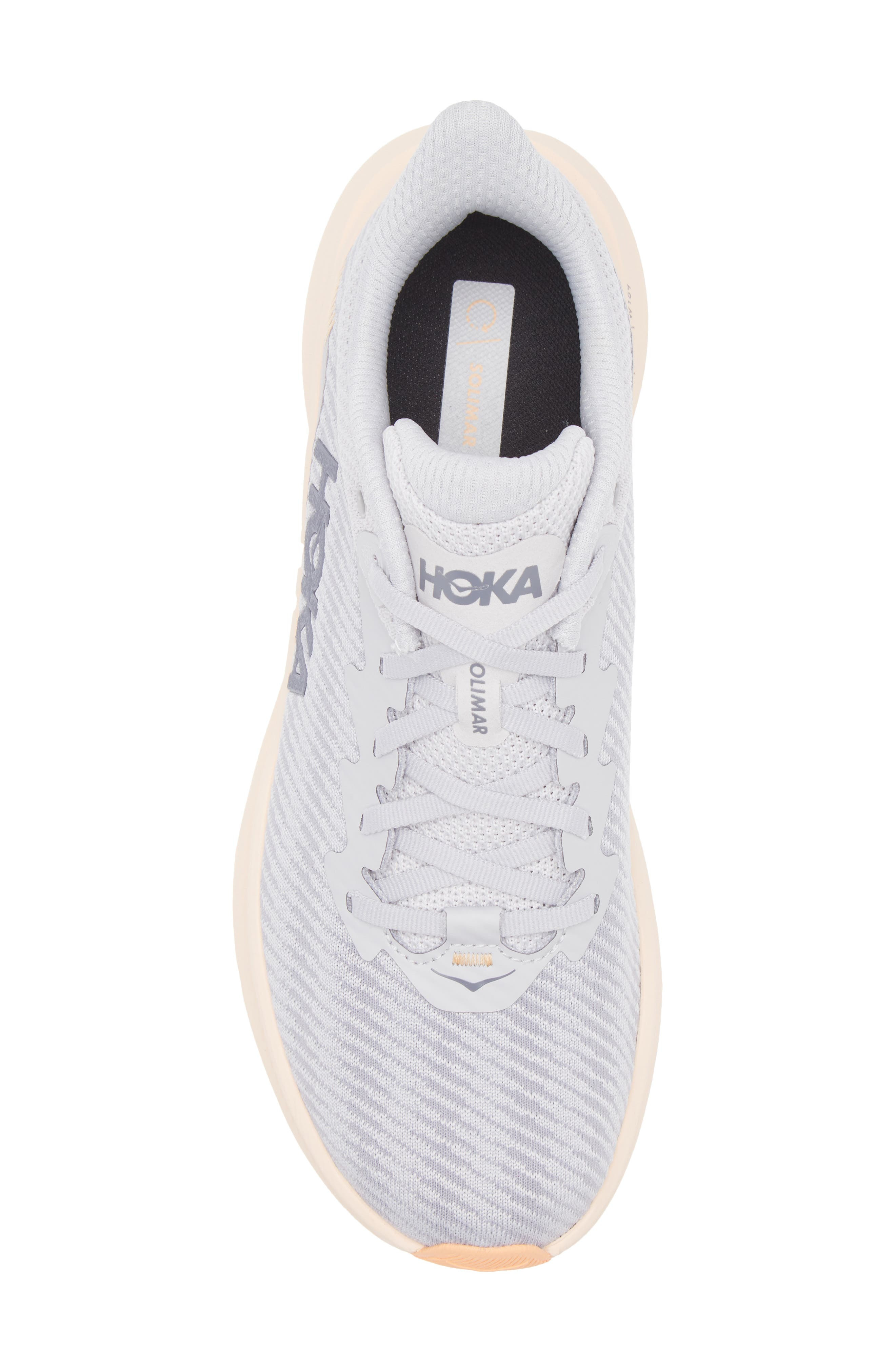 HOKA Solimar Running Shoe in Cosmic Grey /Tangerine Glow at Nordstrom - 5