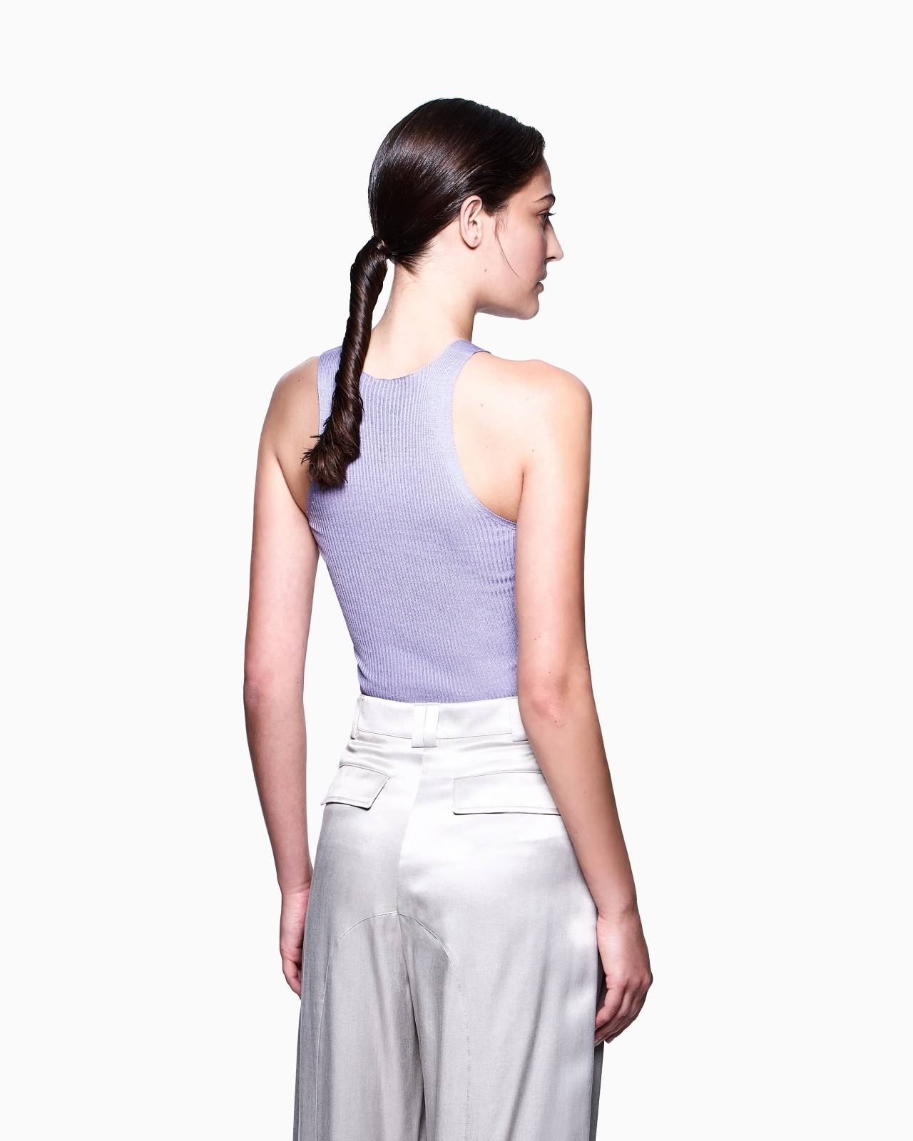 SILK KNIT TOP - 3