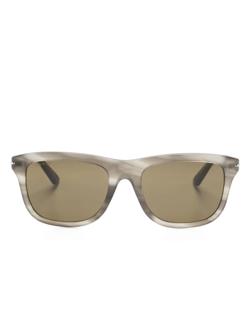tinted-lenses square-frame sunglasses - 1
