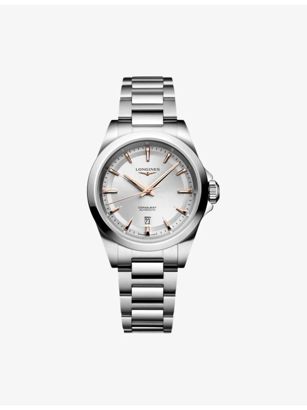 L3.320.4.72.6 Conquest 30mm Stainless-Steel Automatic Watch - 1