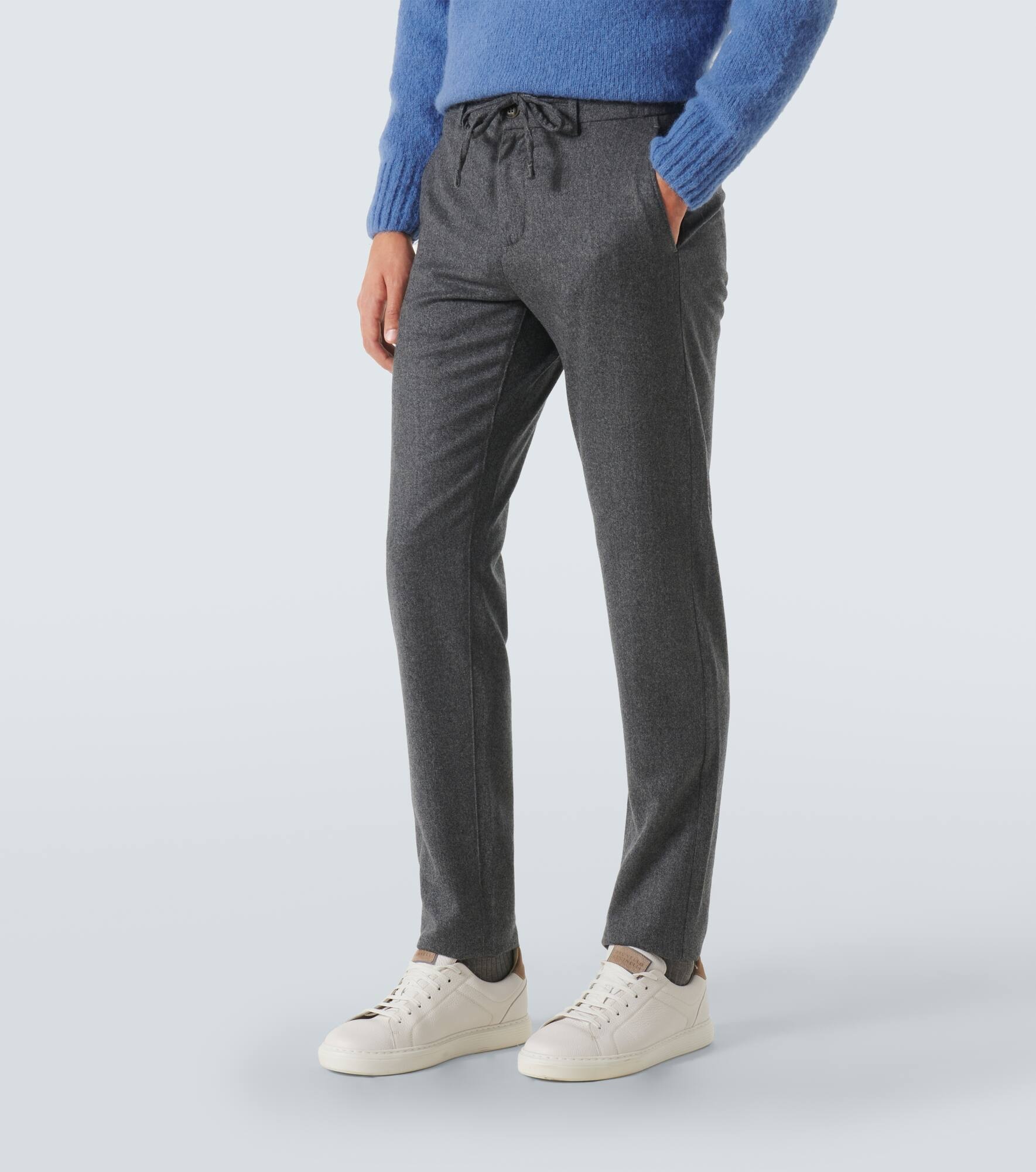 Wool straight pants - 3