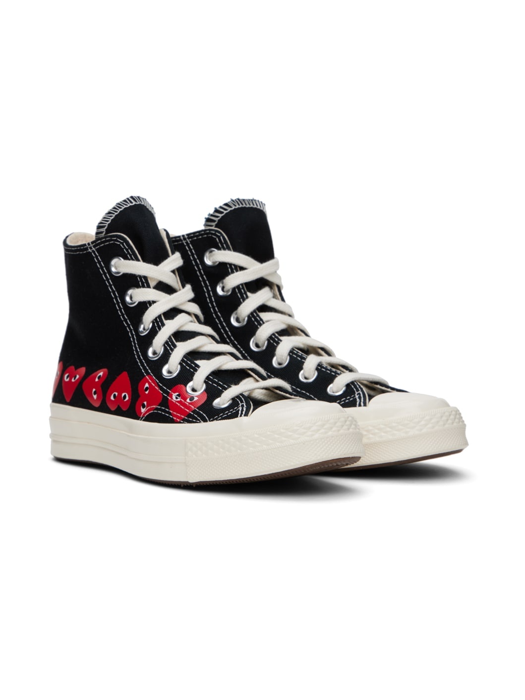 Black Converse Edition Chuck 70 Multi Heart Sneakers - 4