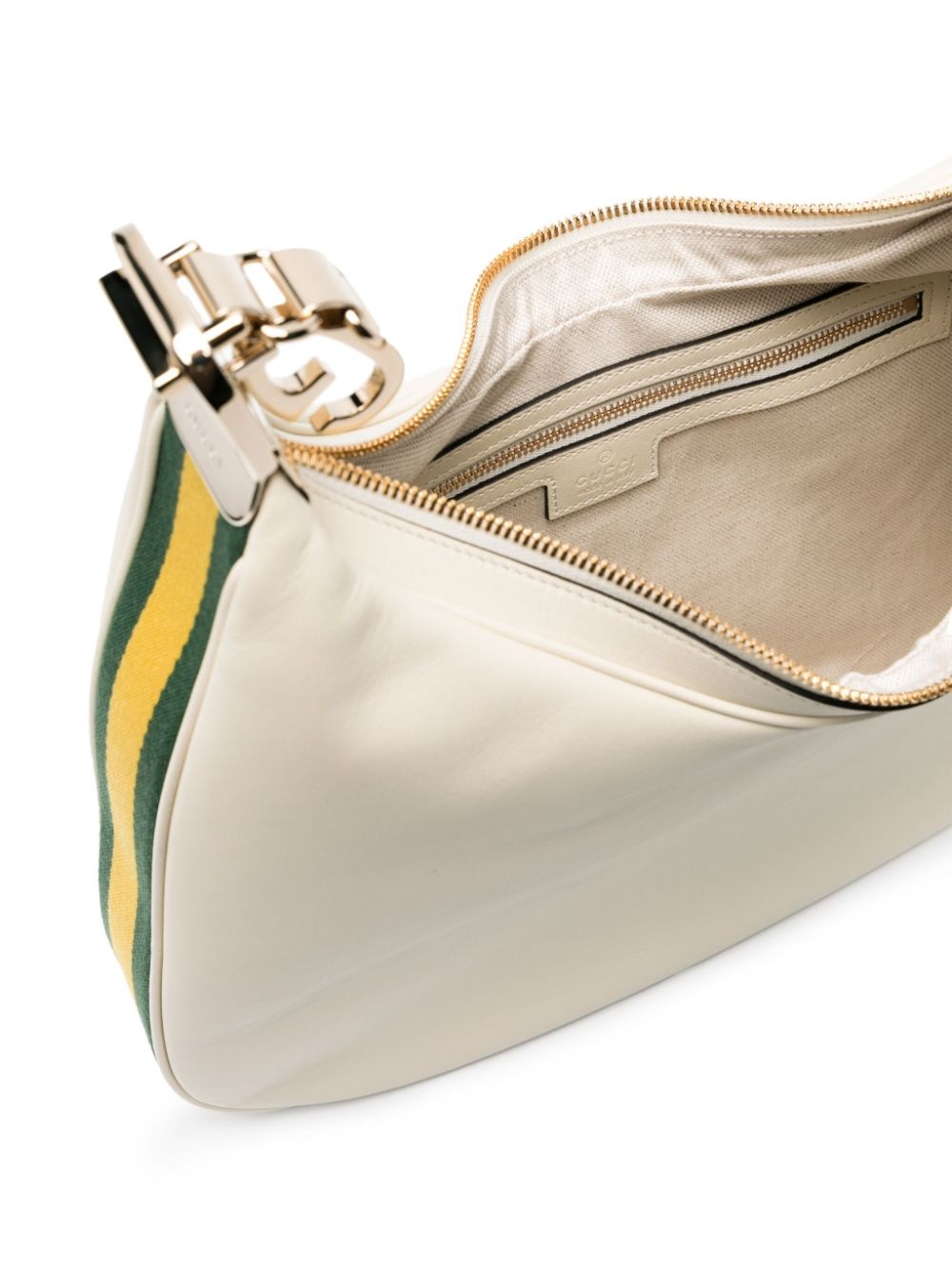Attache leather shoulder bag - 5