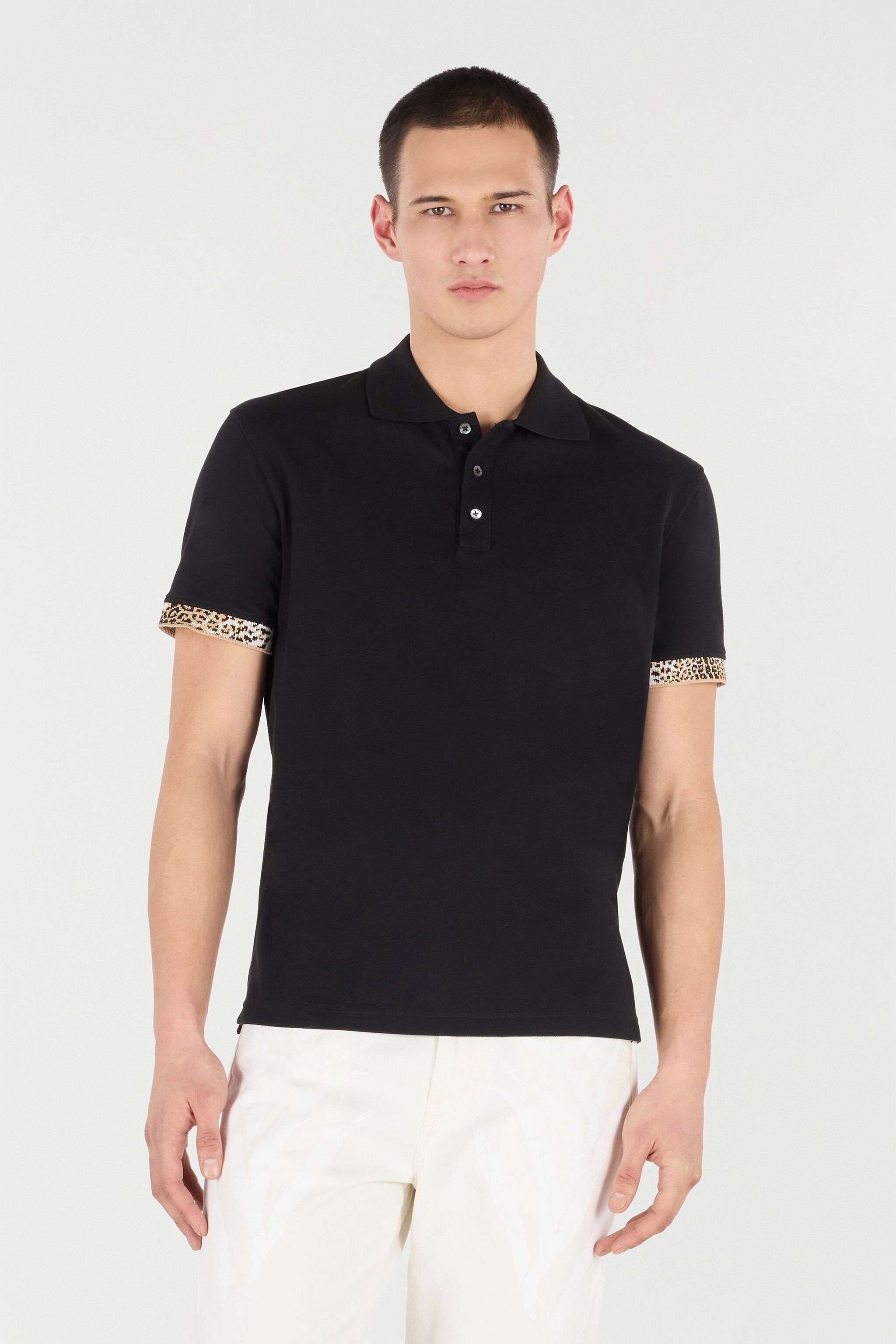 Polo With Jaguar Skin Details - 3