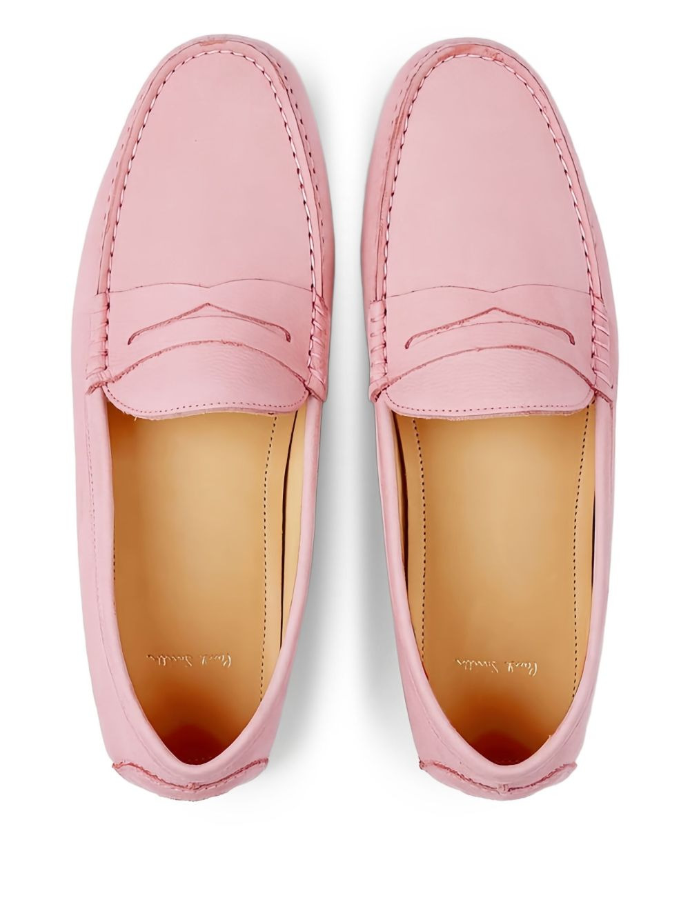 embossed-logo loafers - 3