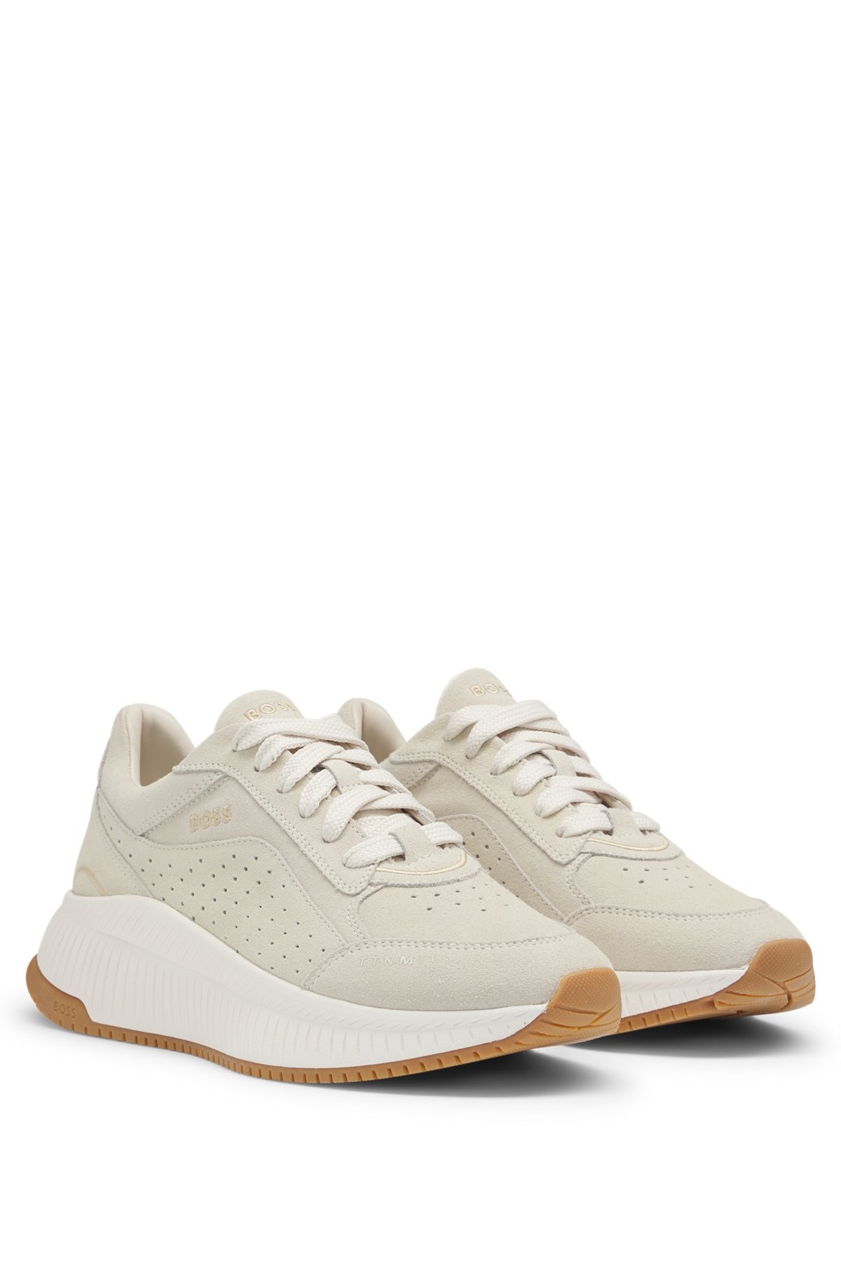 TTNM EVO TRAINERS IN SUEDE WITH PERFORATIONS - 2