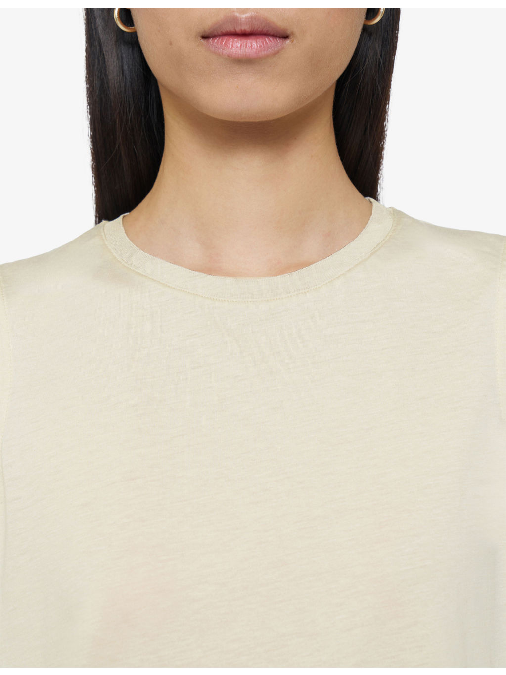 Round-Neck Regular-Fit Cotton and Silk-Blend Tank Top - 5