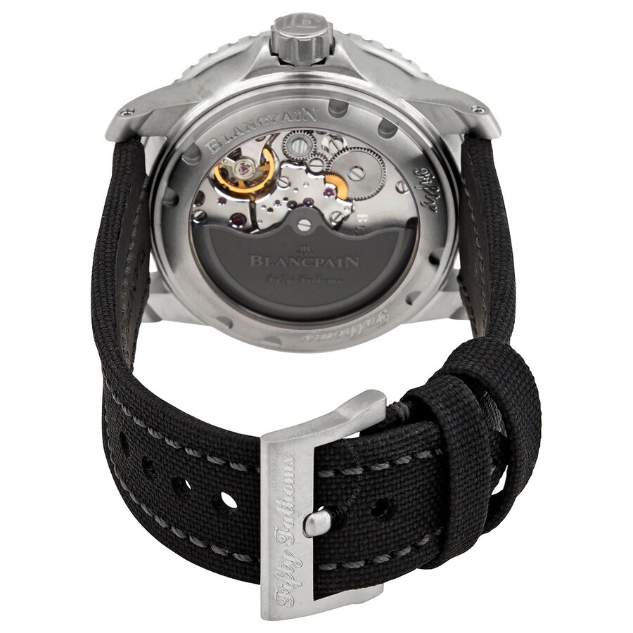 Blancpain Fifty Fathoms Grande Date Automatic Black Dial Men's Watch 5050-12B30-B52A - 3
