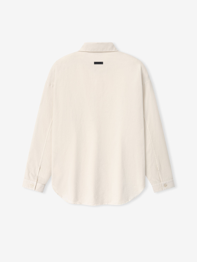 Garment Dyed Cotton Relaxed Shirt 2