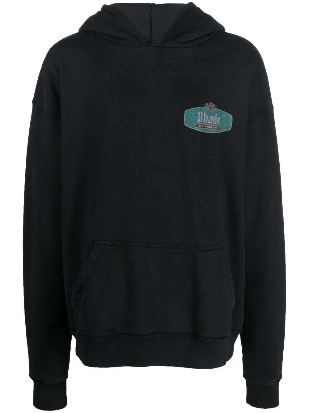 logo-print hoodie - 1