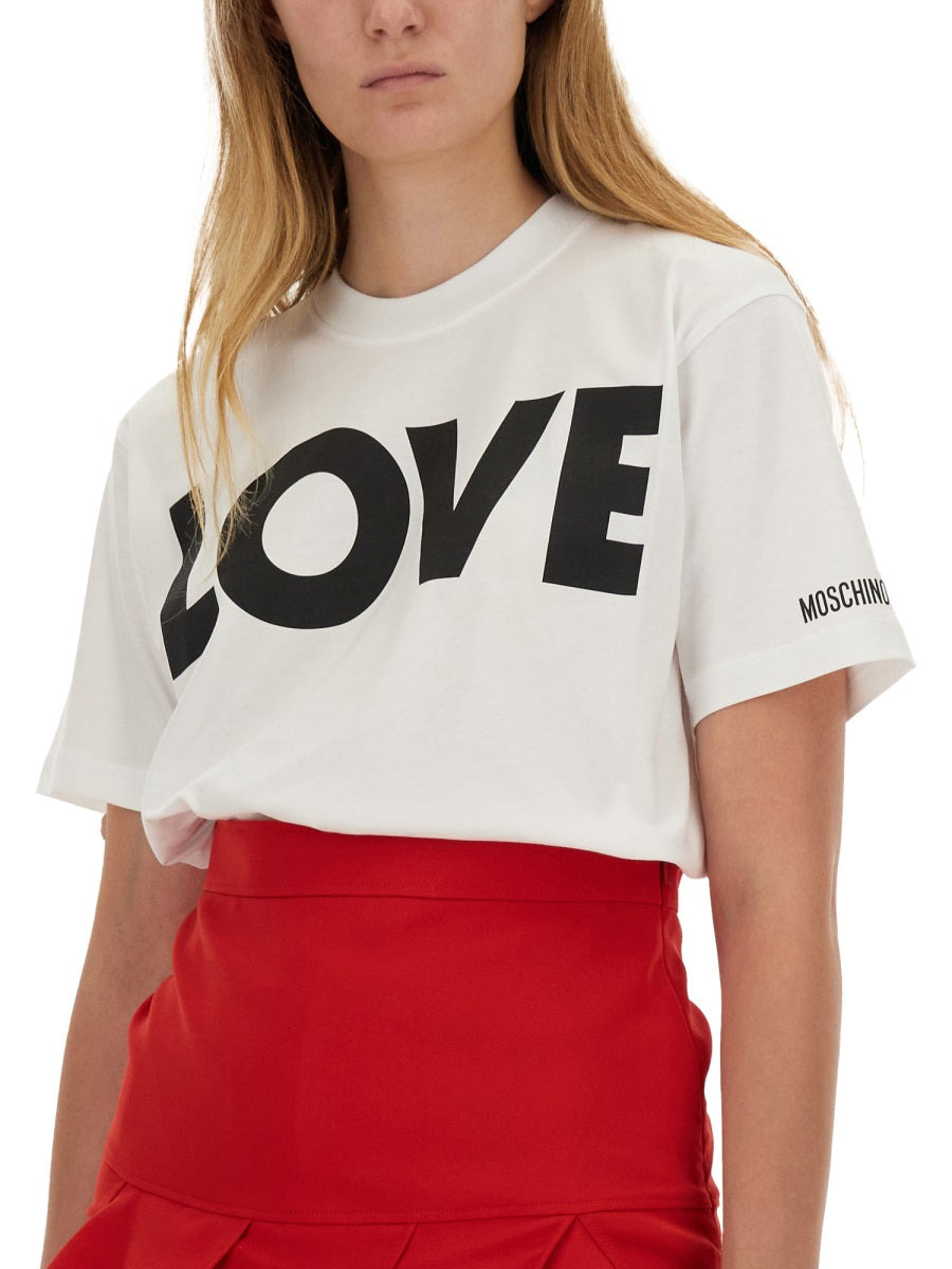 Moschino Women T-Shirt With Logo - 4