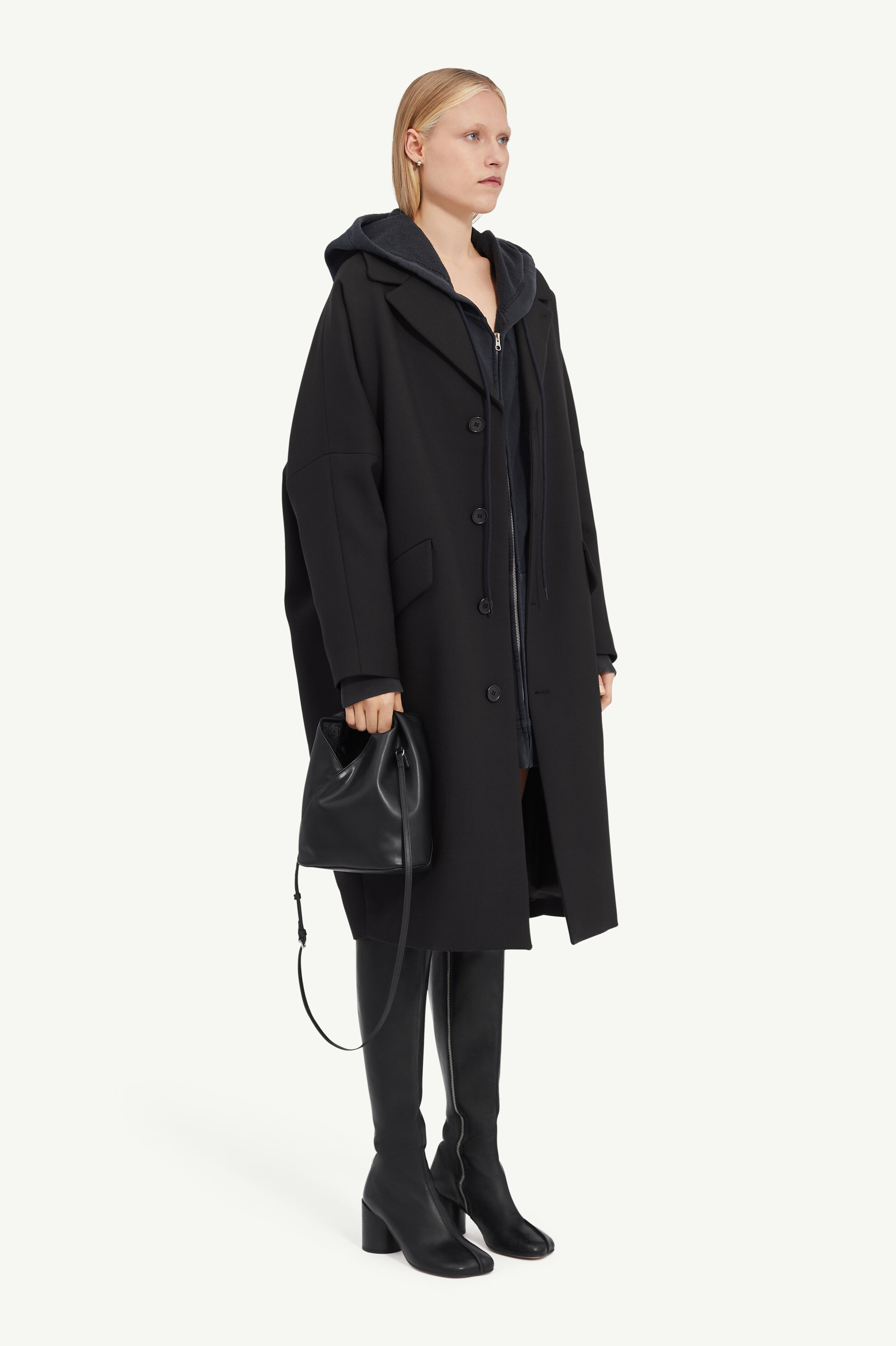 Wool Gabardine Coat - 3