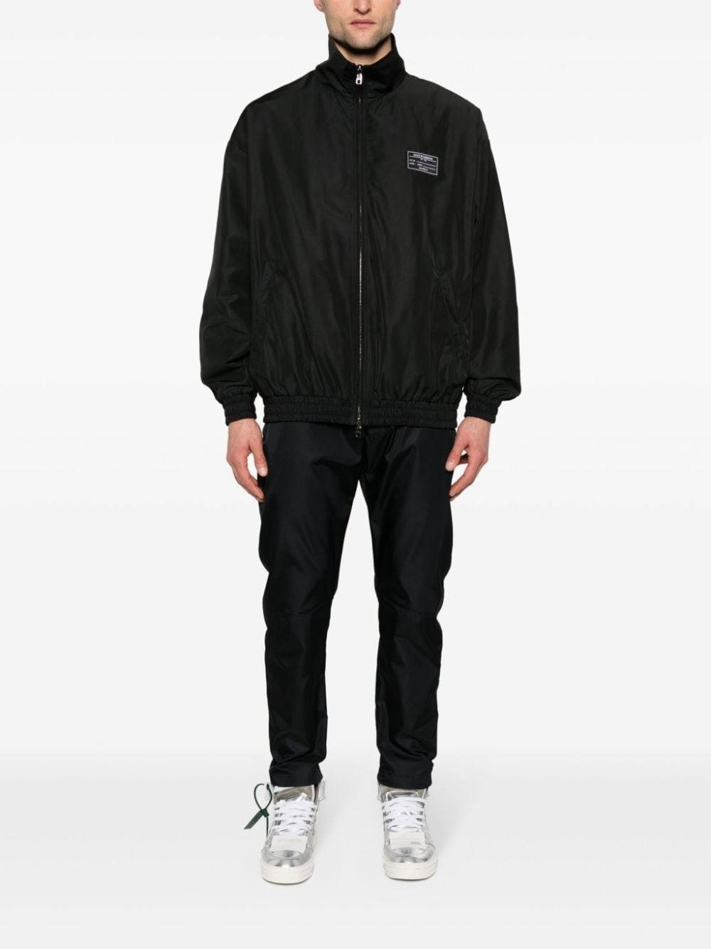 logo-appliquÃ© bomber jacket - 2