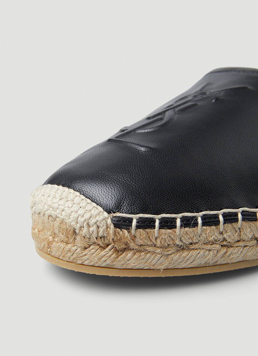 YSL Embossed Flat Espadrilles - 7
