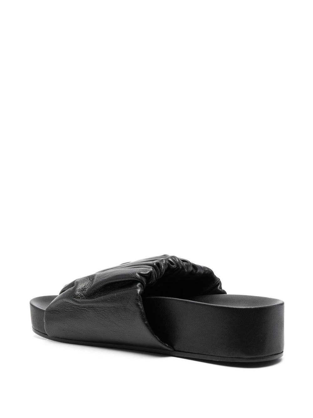 leather platform sandals - 3