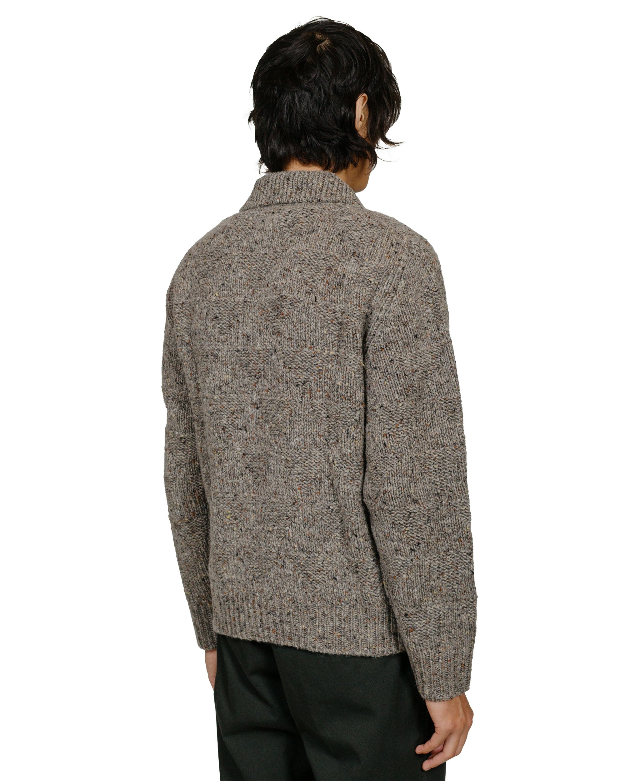 Erik Donegal Diamond Jacket Grey Melange - 3