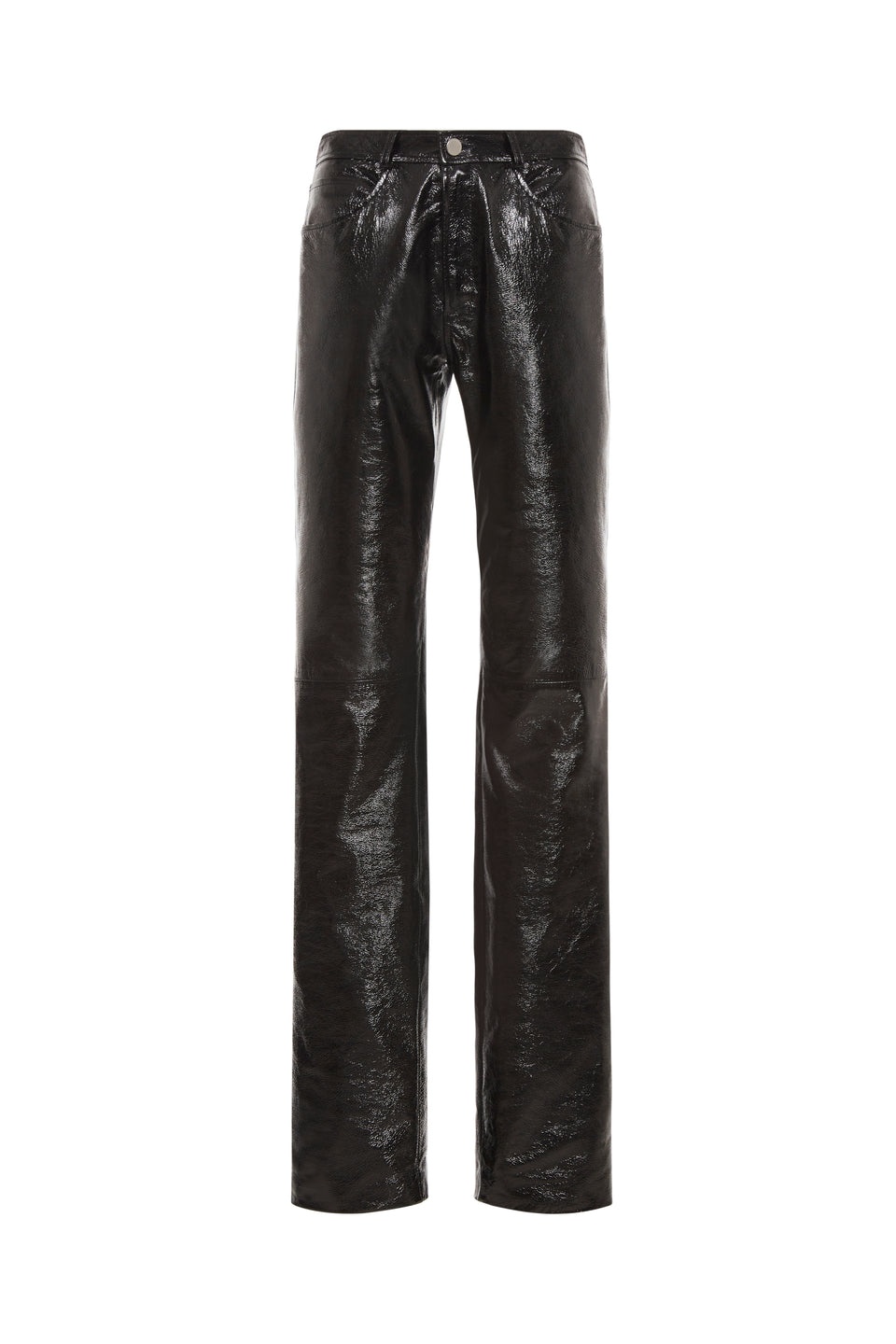 PATENT LEATHER TROUSERS - 1