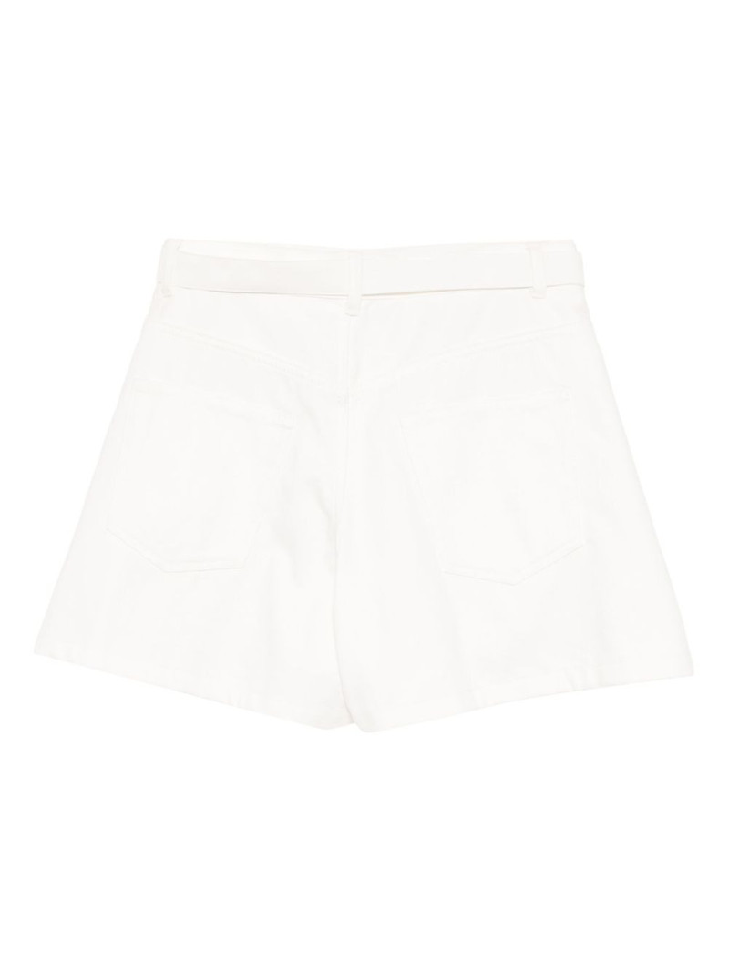 sacai buckle-belt shorts outlook