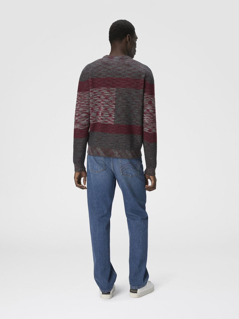 block-pattern 늑골 스웨터 3