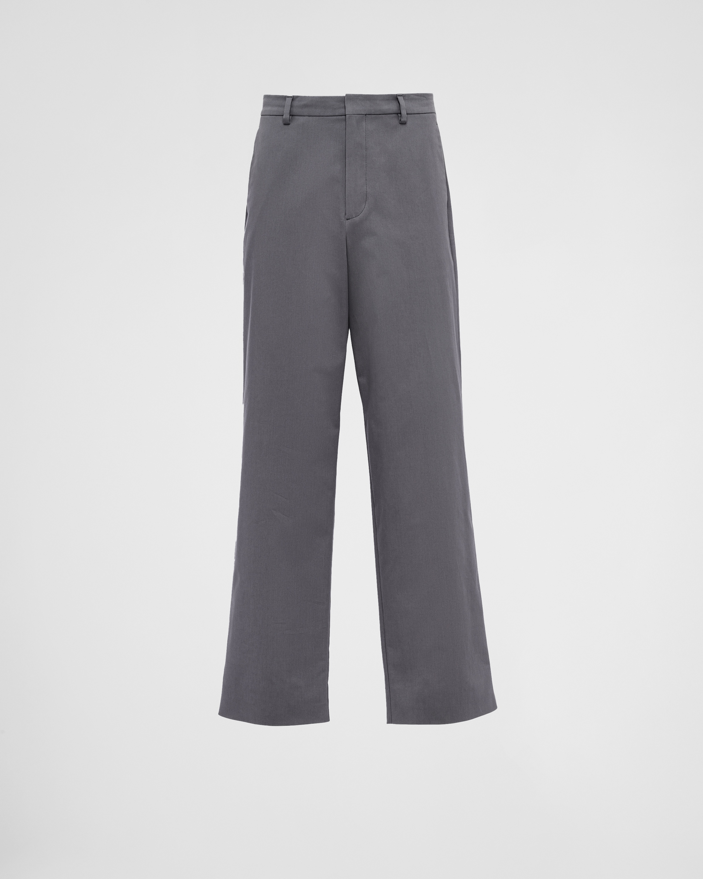 Stretch cotton pants - 1