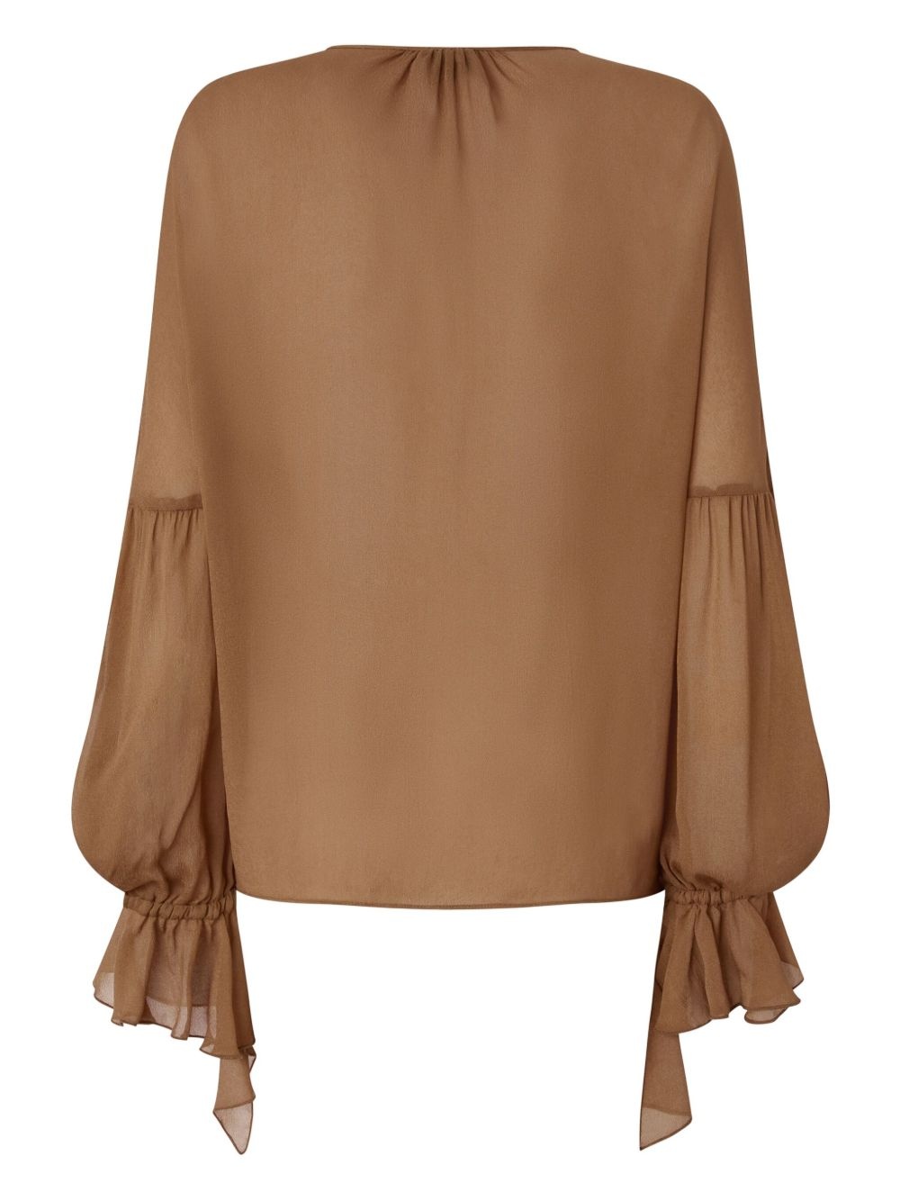 draped blouse - 2