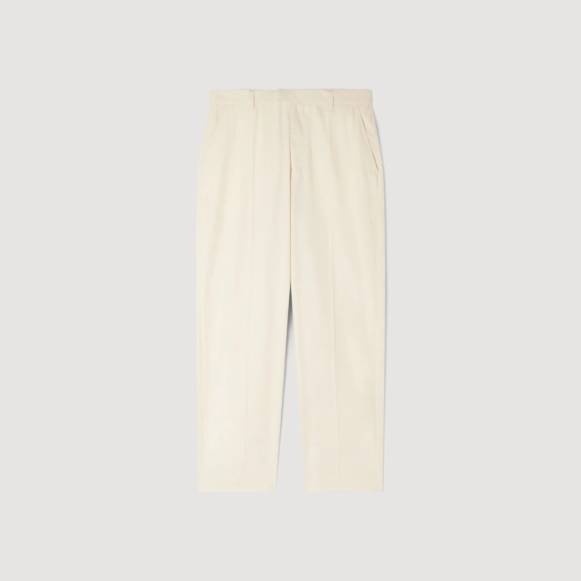 WIDE-LEG COTTON TROUSERS - 1