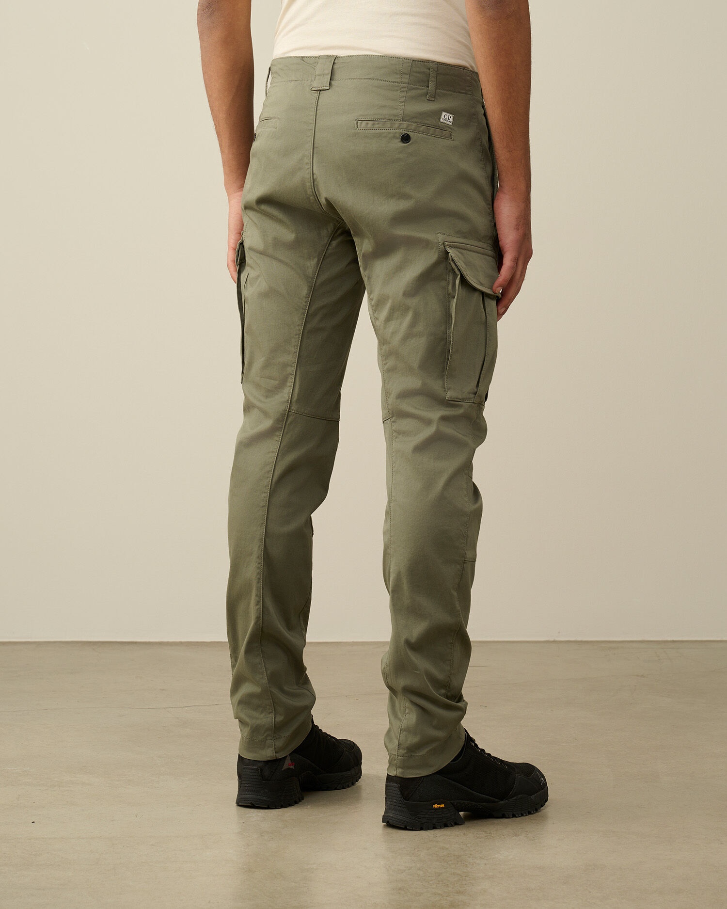 Stretch Sateen Ergonomic Lens Cargo Pants - 3