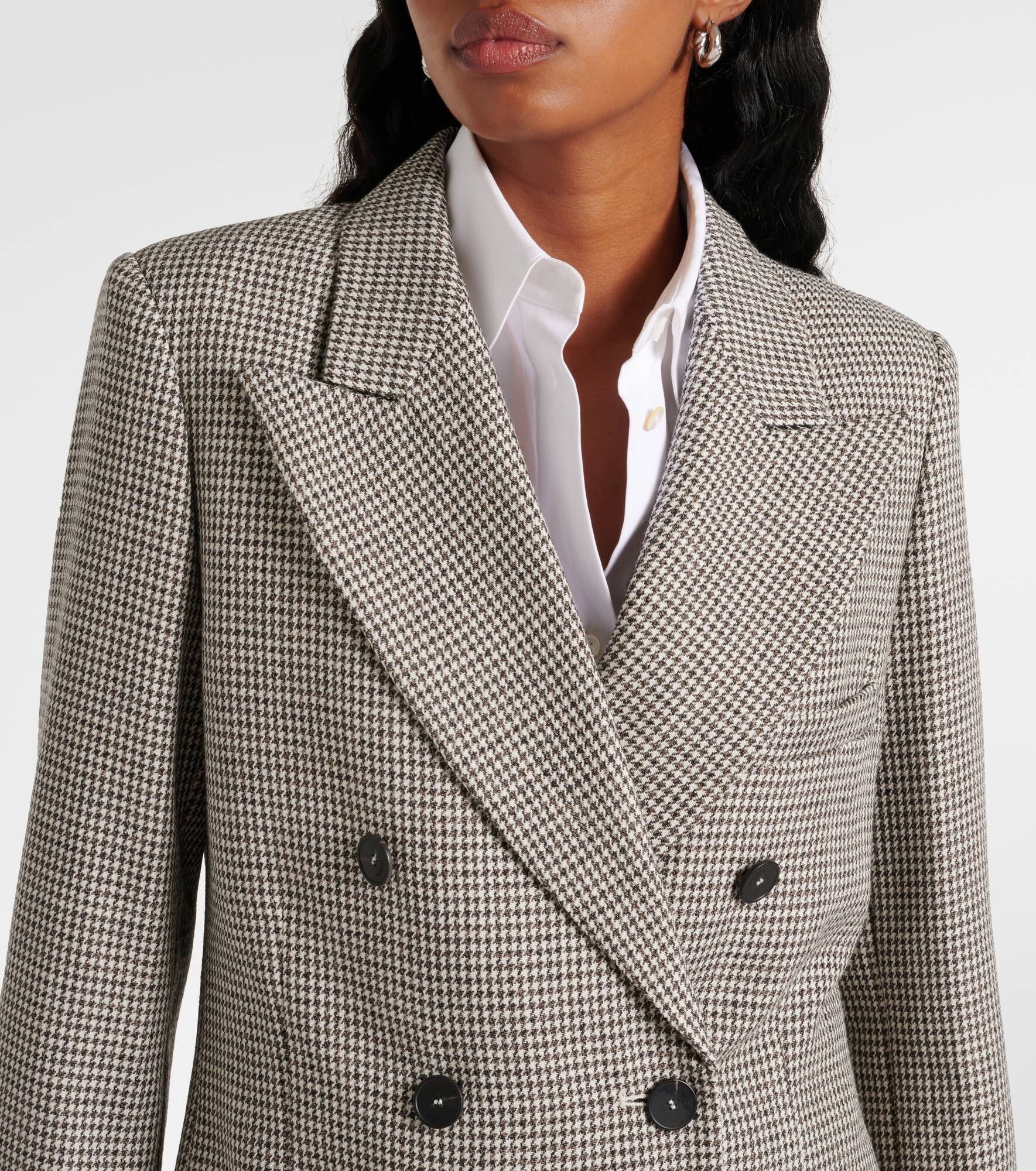 Mouline Leandre wool-blend blazer - 4