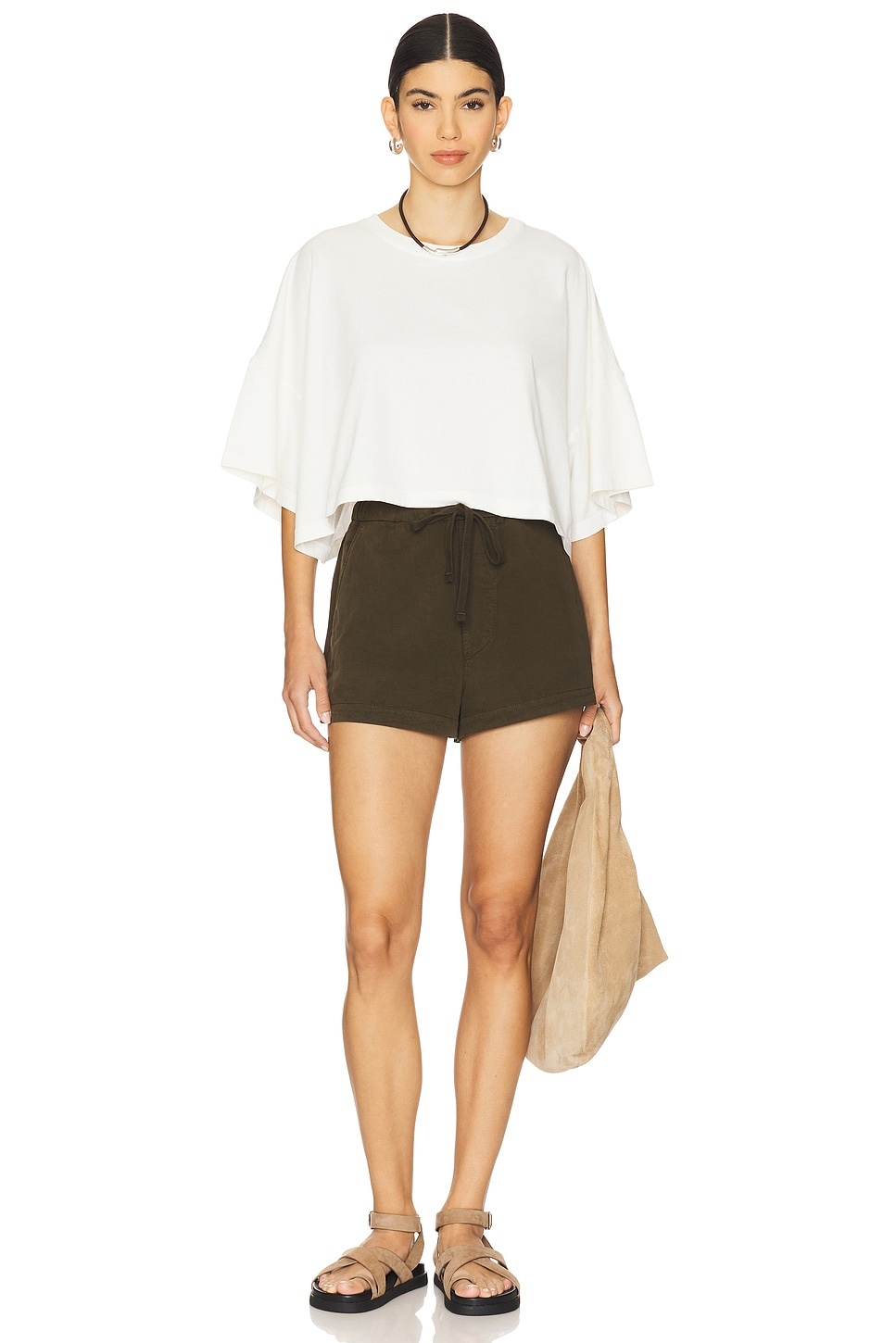 Crop Cape Tee - 4