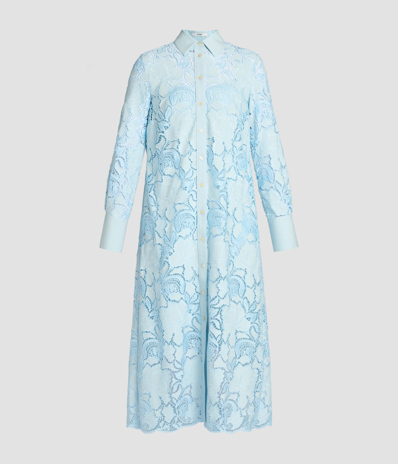 Erdem LONG SLEEVE SHIRT DRESS outlook