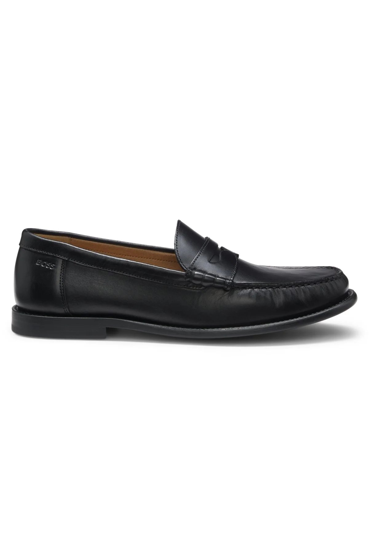 LEATHER MOCCASINS WITH PENNY TRIM - 1