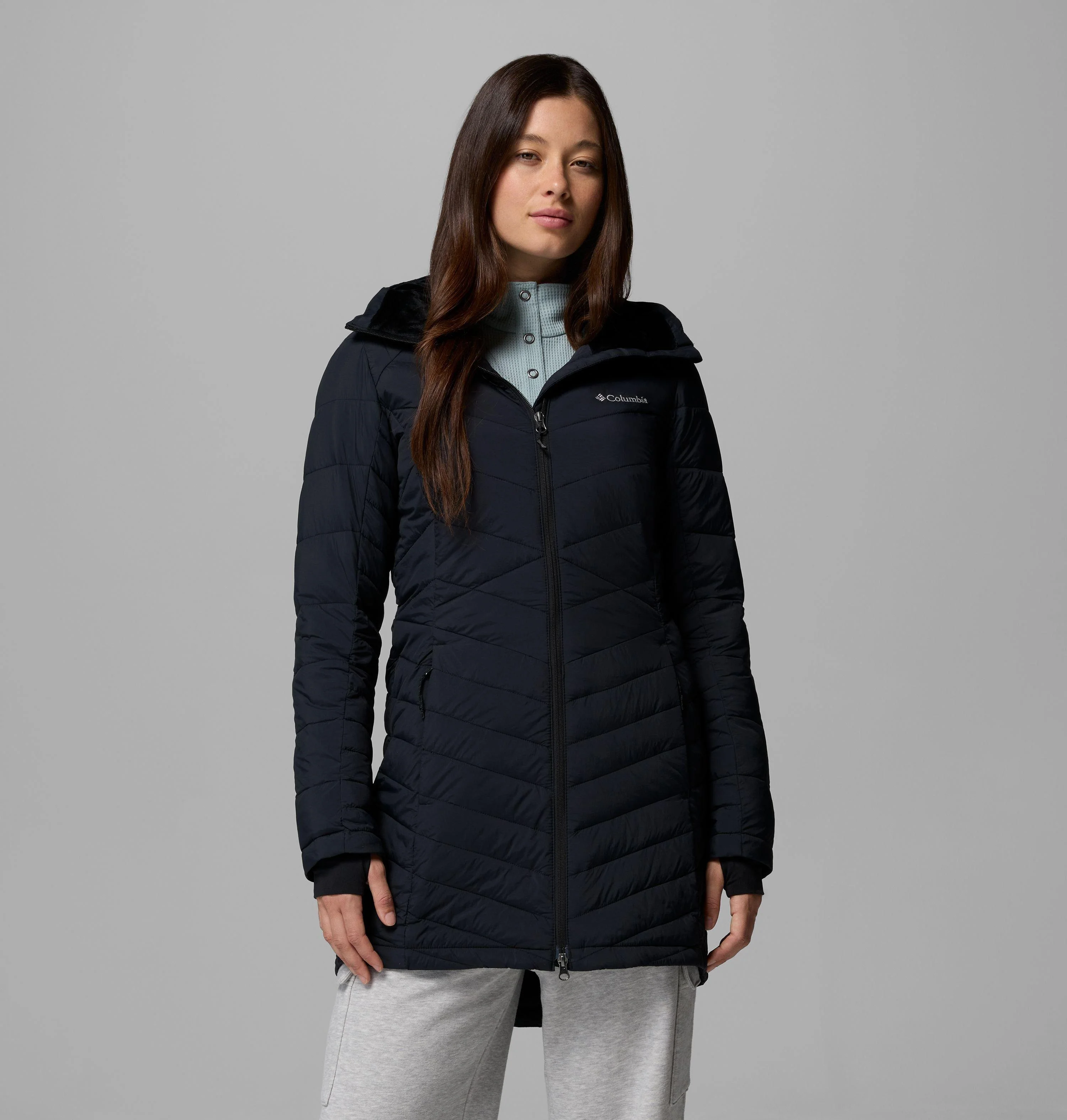 Women's Joy Peak II Mid Hooded Jacket - 1