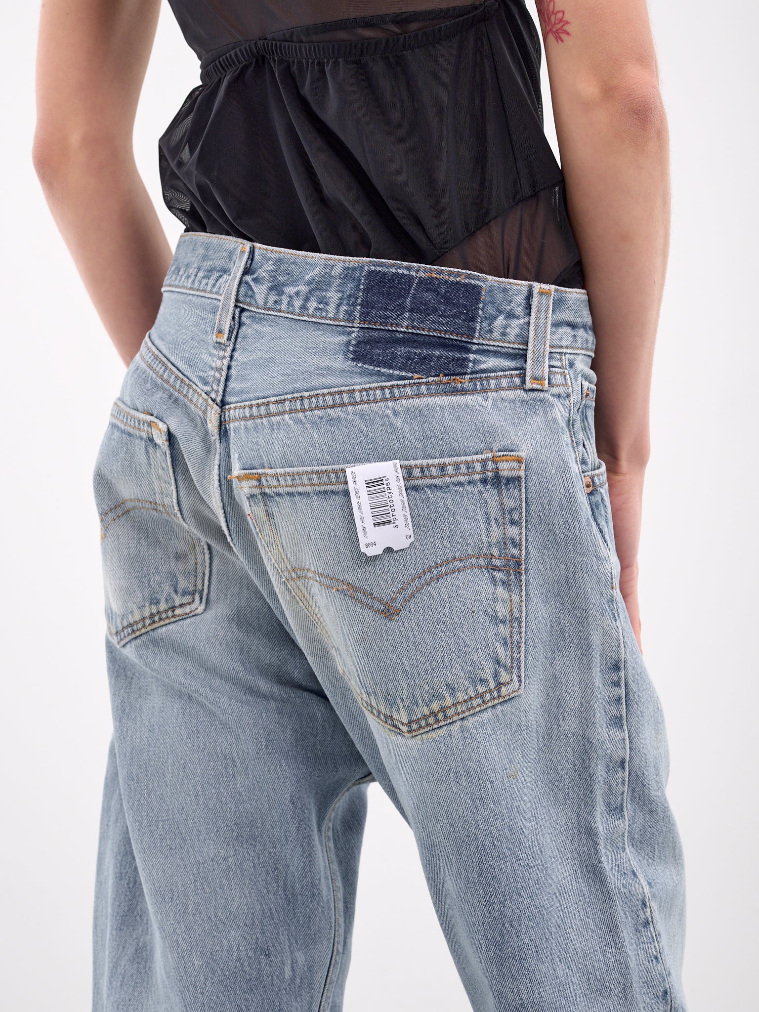 Sock Stirrup Denim Jeans - 4