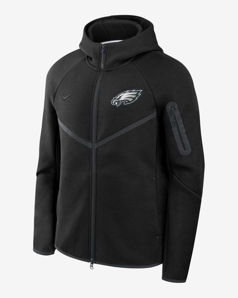 Philadelphia Eagles Tech Fleece Windrunner Men's Nike NFL Full-Zip Hooded Jacket 1