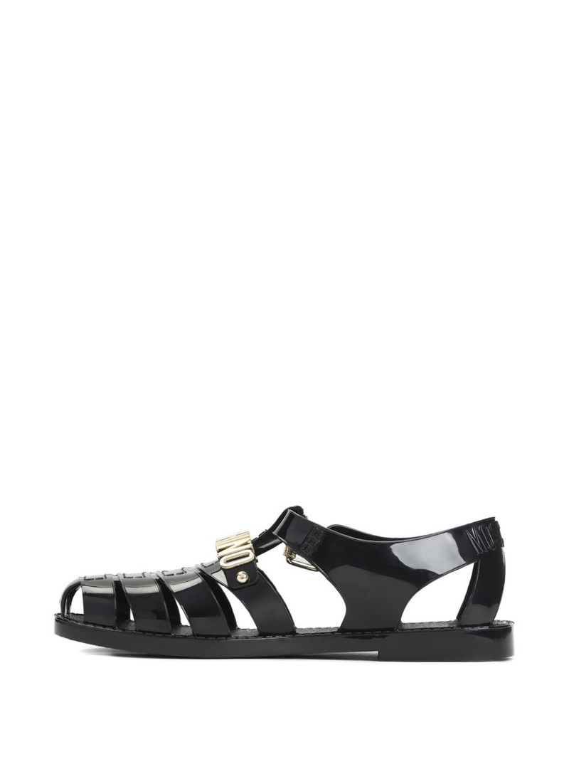 logo buckle sandals 4