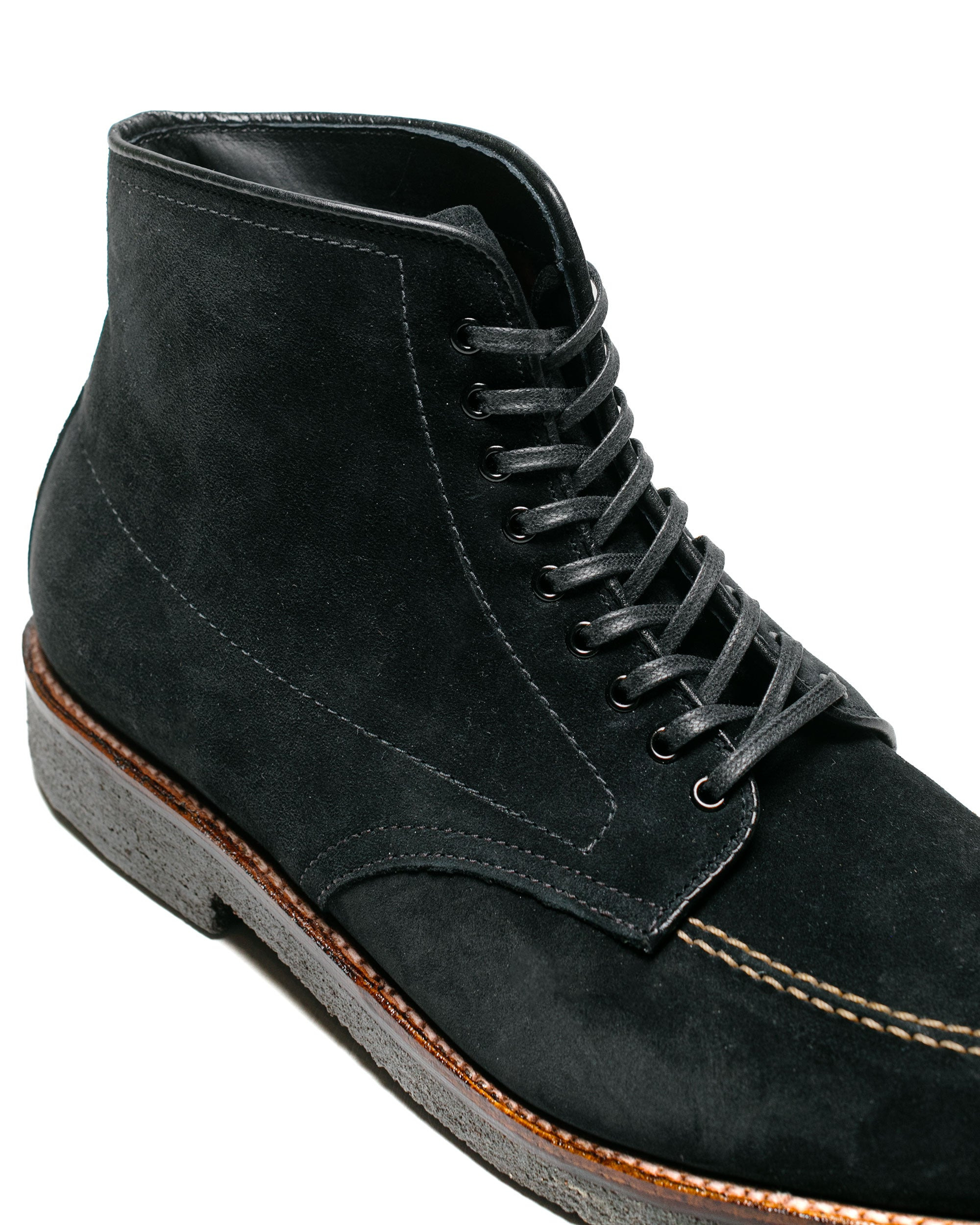 Indy Boot Black Suede with Crepe Sole - 3