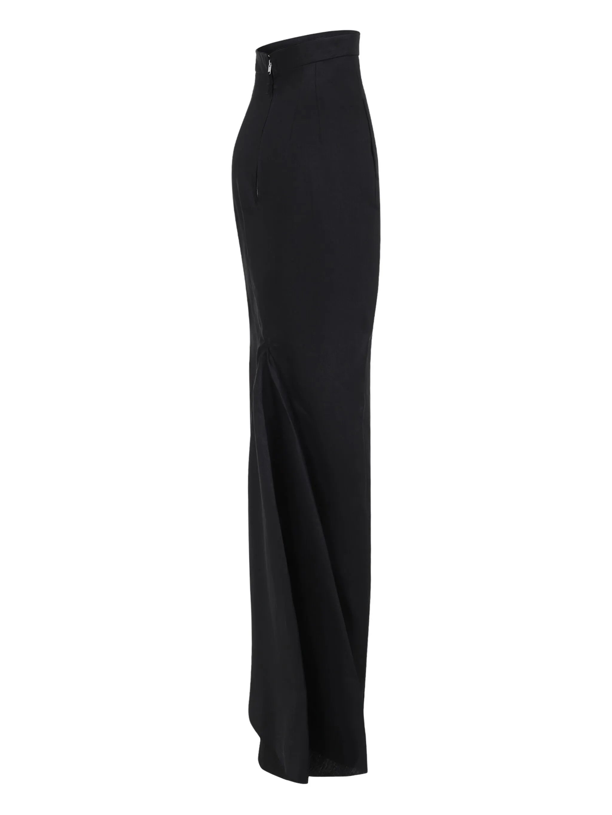 draped-detail maxi skirt - 3