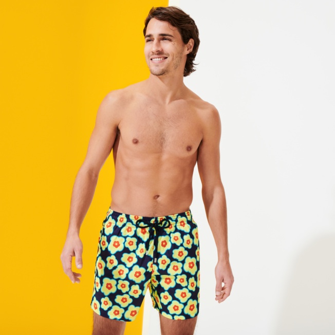 Men Swim Trunks Ultra-light and packable 1981 Flower Turtles - 3